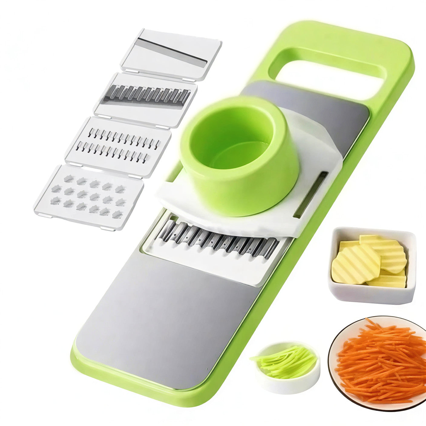 5 in 1 Vegetable Cutter | Multifunctional Stainless Steel Vegetable Cutter & Slicer | Kitchen Tool