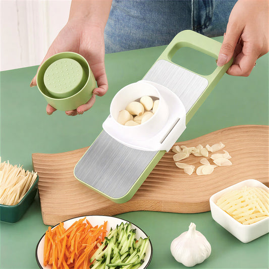 5 in 1 Vegetable Cutter | Multifunctional Stainless Steel Vegetable Cutter & Slicer | Kitchen Tool